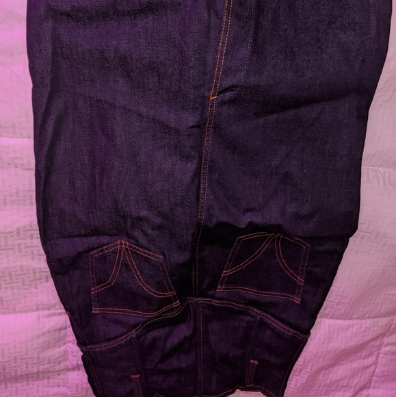 D&G high waisted w boning denim skirt - Picture 2 of 2